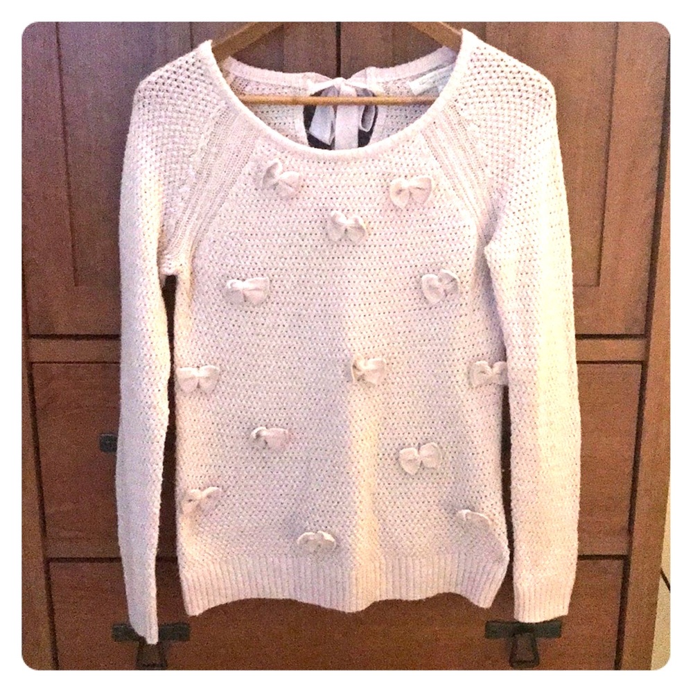Lauren Conrad Runway Bow Sweater